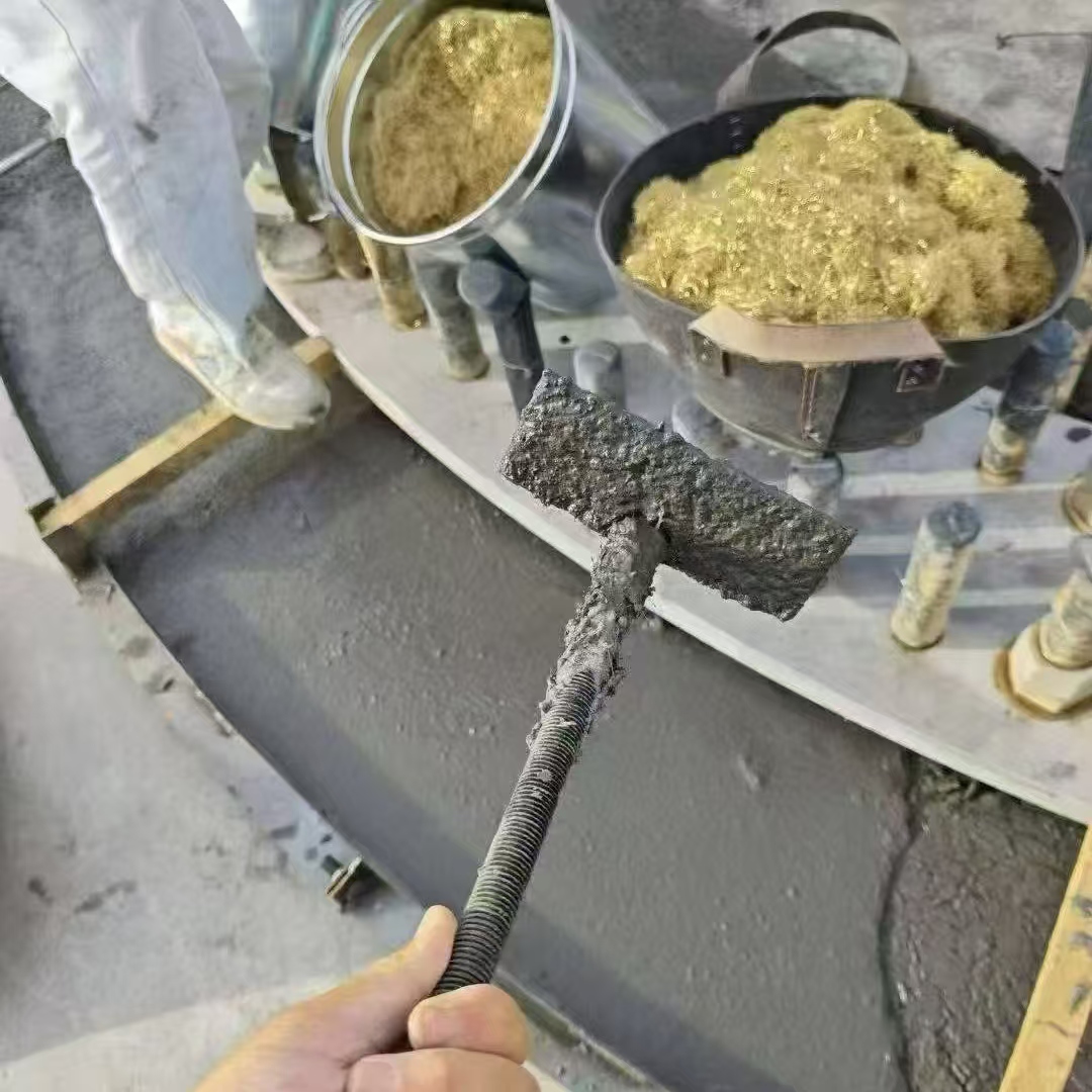 永丰C120钢纤维高强无收灌浆料 轧机压缩机汽轮机发电机锻压设备底座灌浆材料